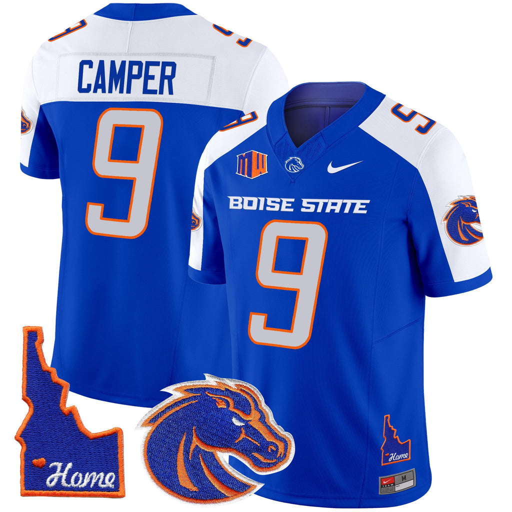 Men's Boise State Broncos 2024 Home Patch Vapor Limited Jersey - All Stitched - image 3
