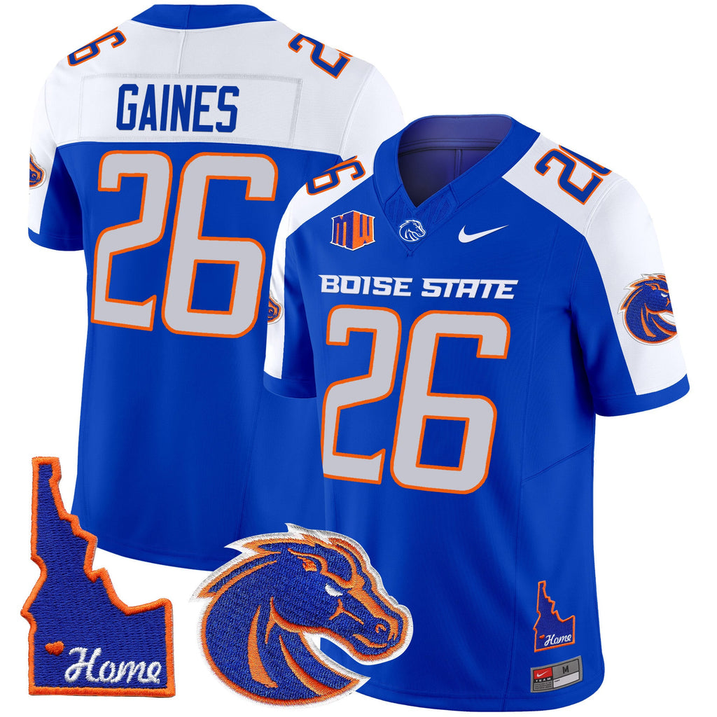 Men's Boise State Broncos 2024 Home Patch Vapor Limited Jersey - All Stitched - image 4