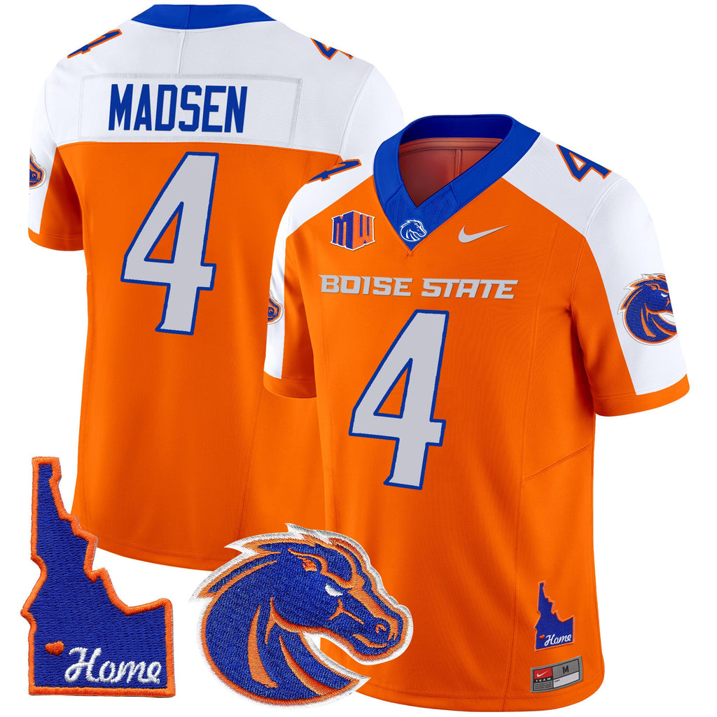 Men's Boise State Broncos 2024 Home Patch Vapor Limited Jersey - All Stitched - image 10