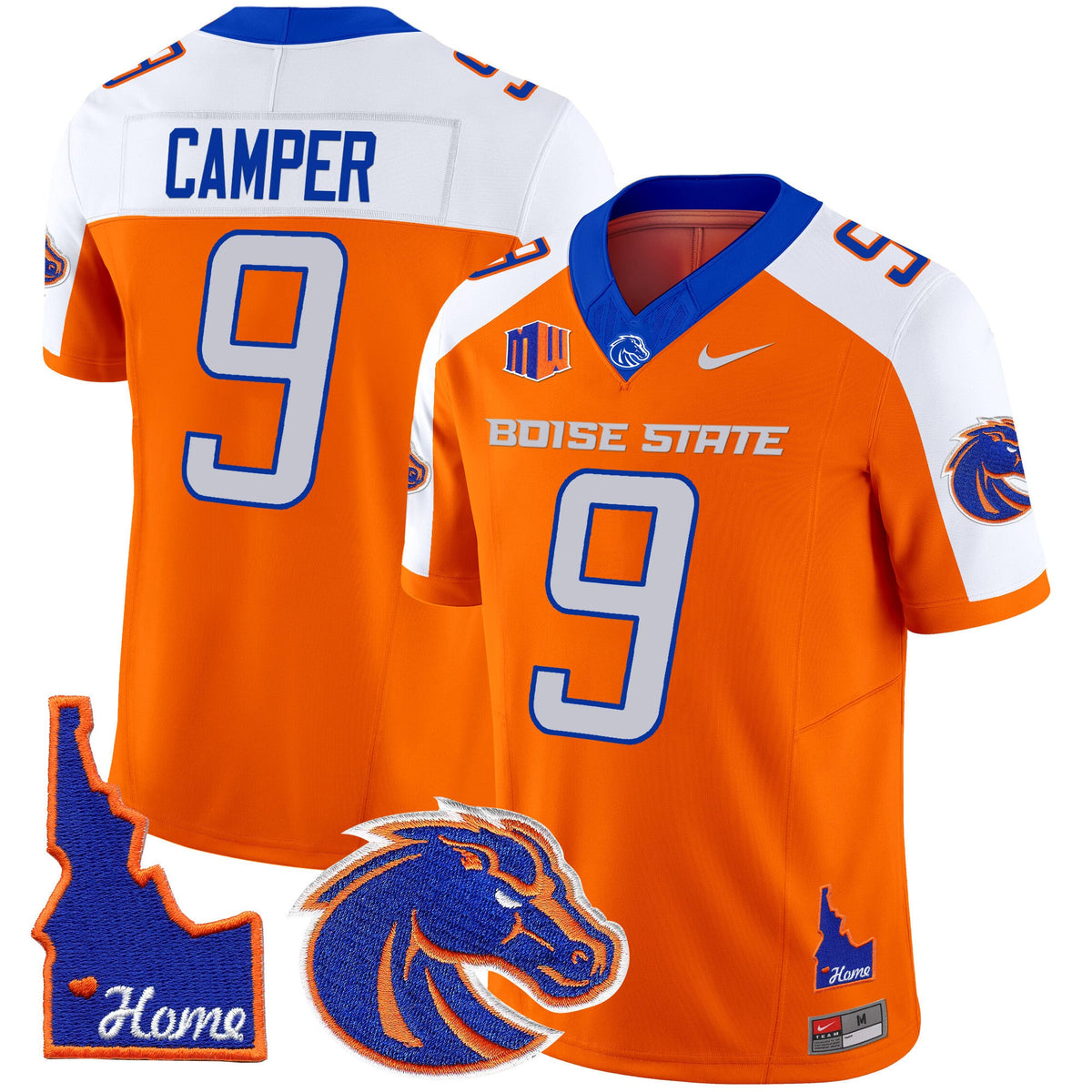 Men's Boise State Broncos 2024 Home Patch Vapor Limited Jersey - All Stitched - image 11