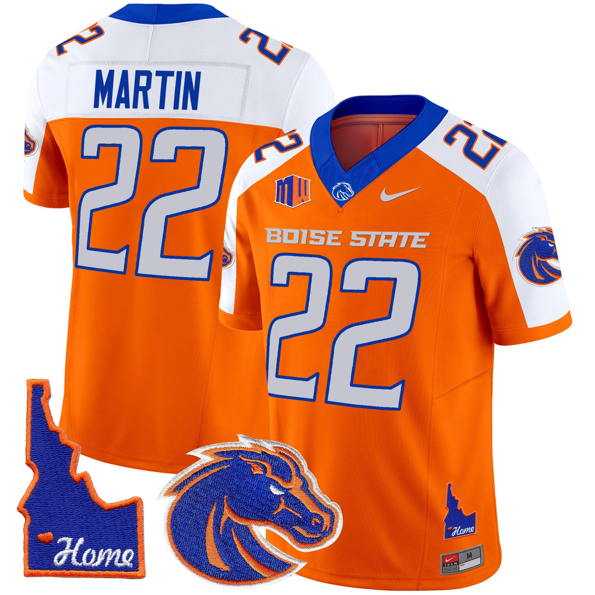 Men's Boise State Broncos 2024 Home Patch Vapor Limited Jersey - All Stitched - image 14