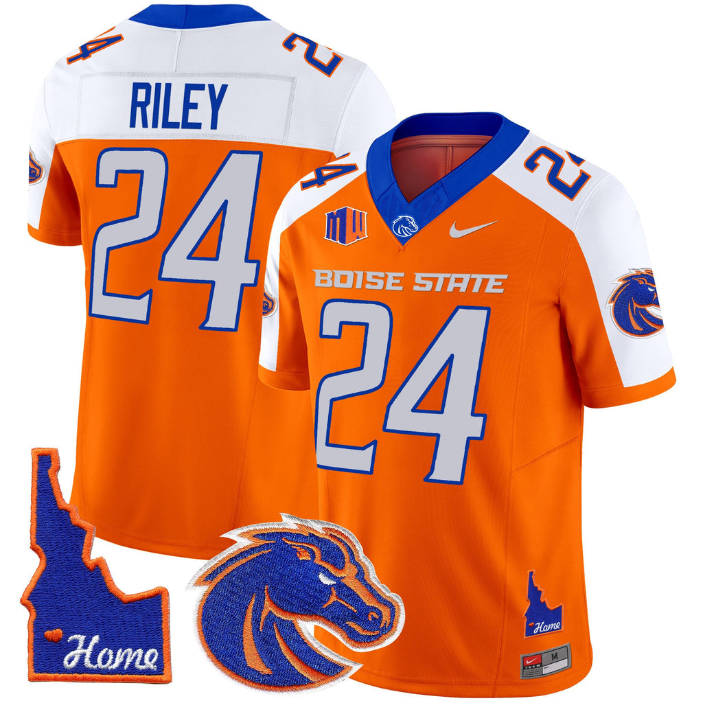 Men's Boise State Broncos 2024 Home Patch Vapor Limited Jersey - All Stitched - image 15