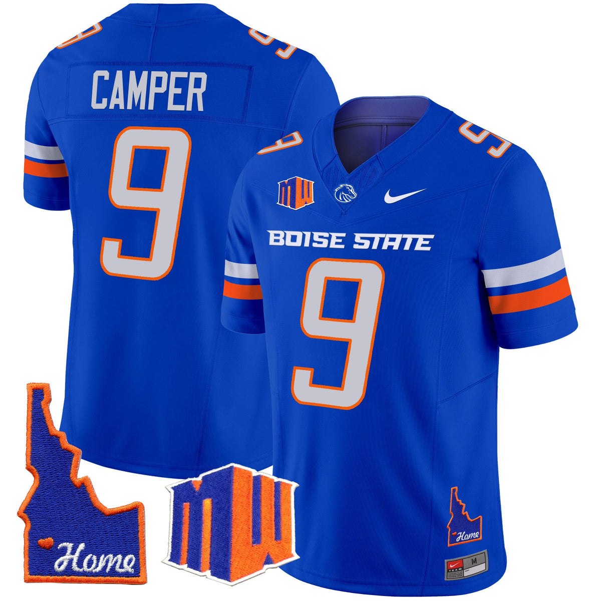 Men's Boise State Broncos 2024 Home Patch Vapor Limited Jersey - All Stitched - image 19
