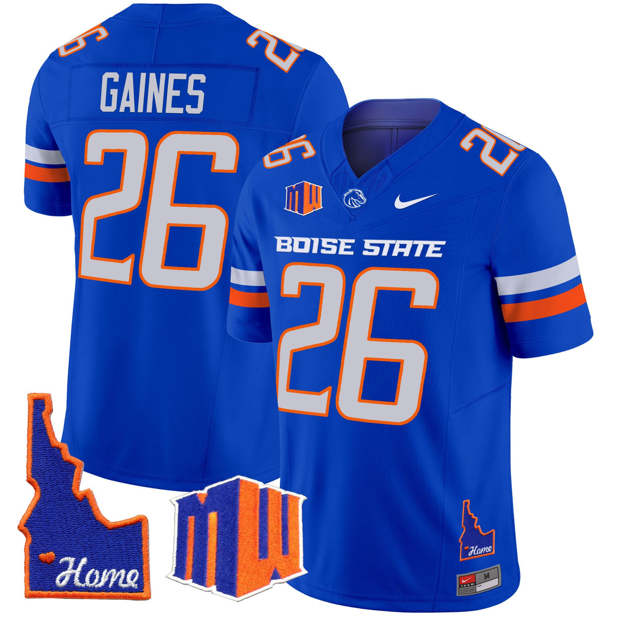 Men's Boise State Broncos 2024 Home Patch Vapor Limited Jersey - All Stitched - image 20
