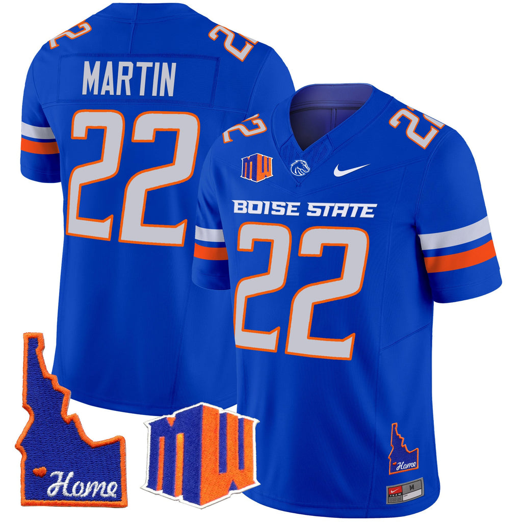 Men's Boise State Broncos 2024 Home Patch Vapor Limited Jersey - All Stitched - image 22