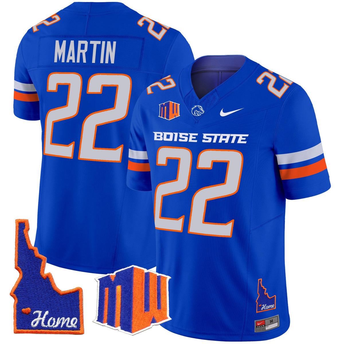Men's Boise State Broncos 2024 Home Patch Vapor Limited Jersey - All Stitched - image 22