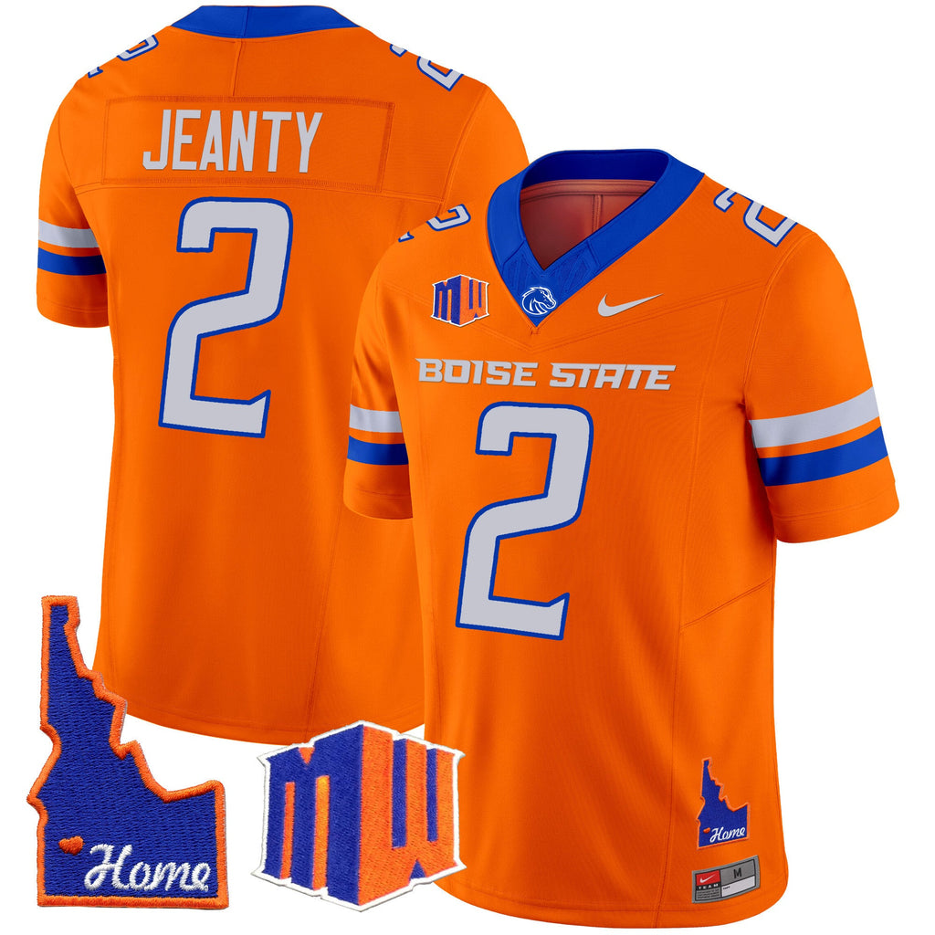 Men's Boise State Broncos 2024 Home Patch Vapor Limited Jersey - All Stitched - image 25