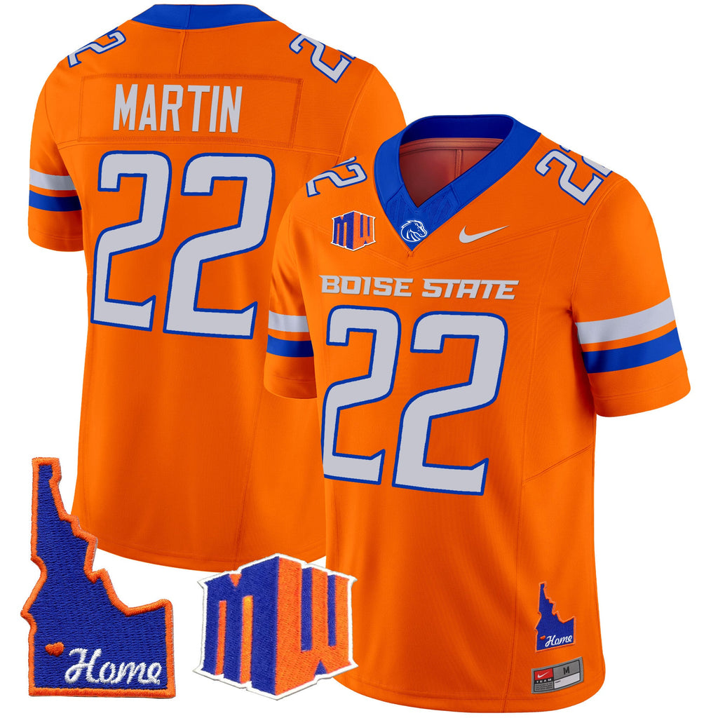 Men's Boise State Broncos 2024 Home Patch Vapor Limited Jersey - All Stitched - image 30