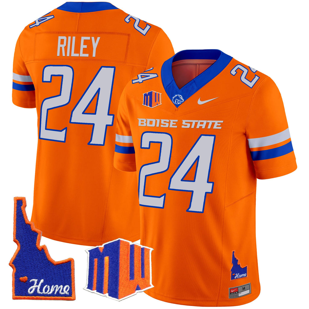 Men's Boise State Broncos 2024 Home Patch Vapor Limited Jersey - All Stitched - image 31