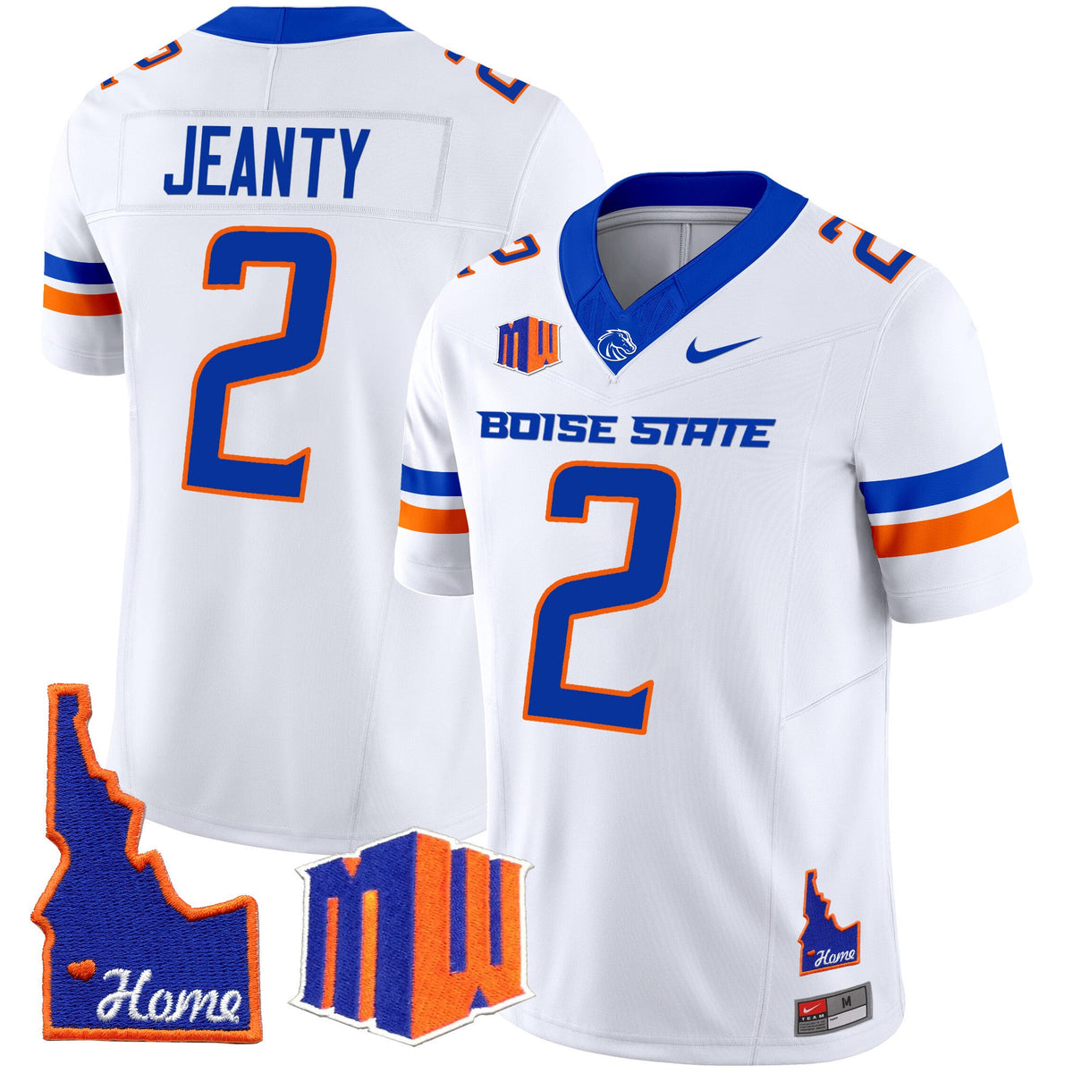 Men's Boise State Broncos 2024 Home Patch Vapor Limited Jersey - All Stitched - image 33