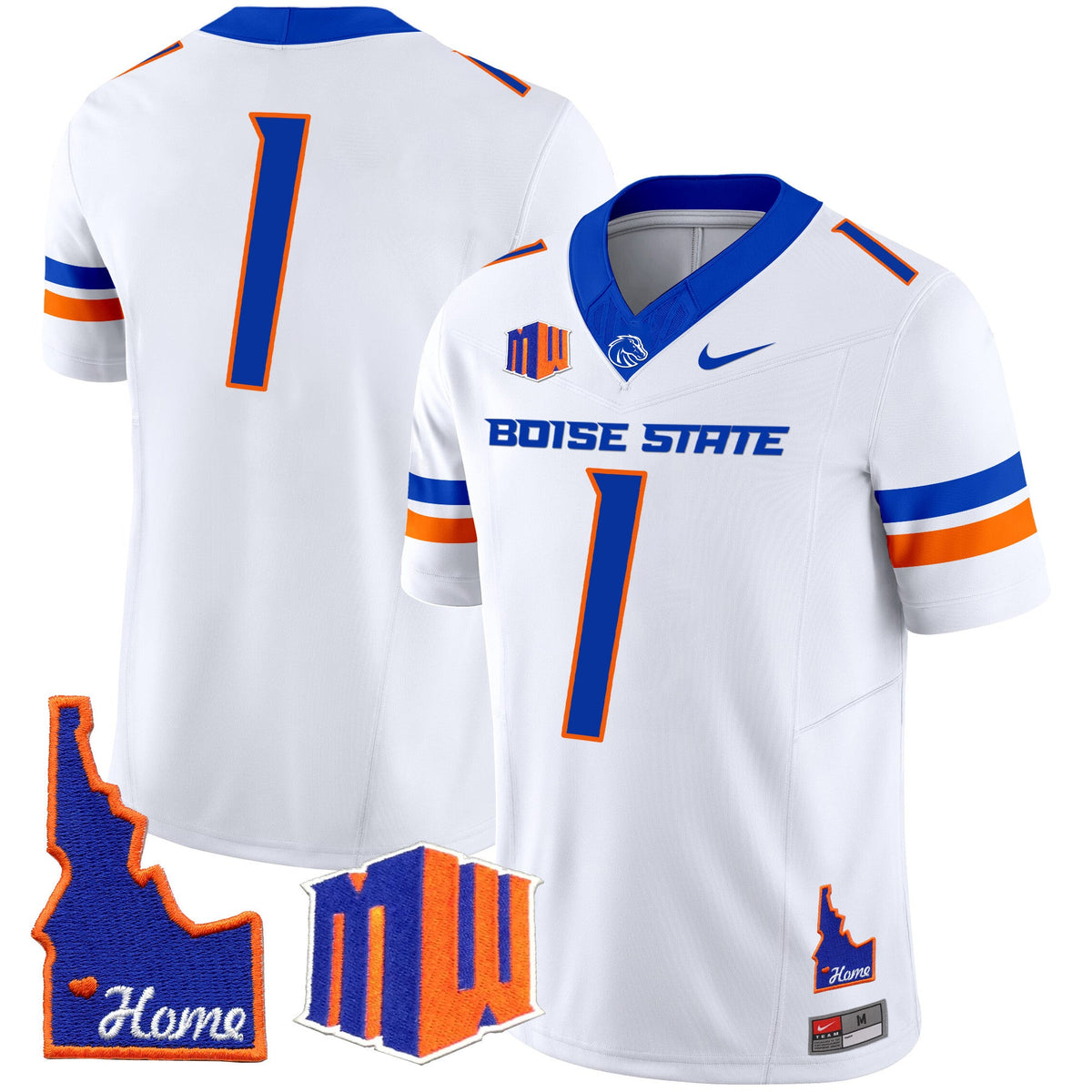 Men's Boise State Broncos 2024 Home Patch Vapor Limited Jersey - All Stitched - image 40