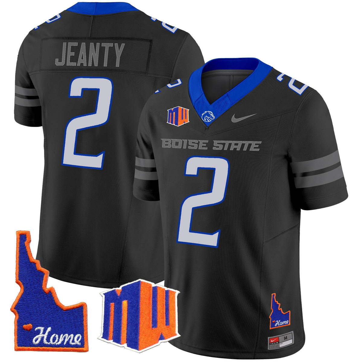 Men's Boise State Broncos 2024 Home Patch Vapor Limited Jersey - All Stitched - image 41