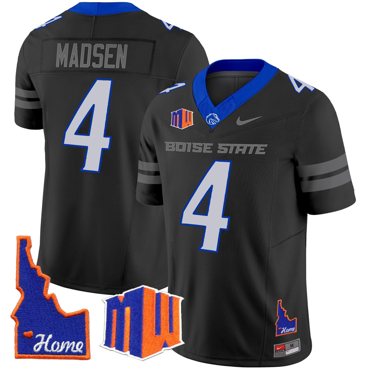 Men's Boise State Broncos 2024 Home Patch Vapor Limited Jersey - All Stitched - image 42