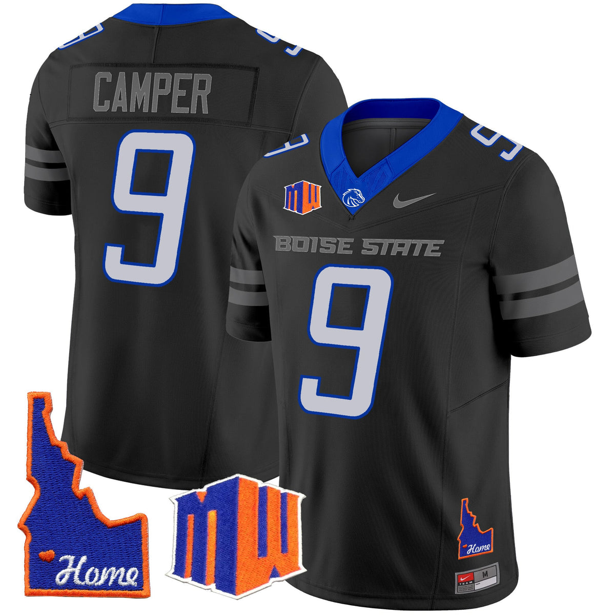 Men's Boise State Broncos 2024 Home Patch Vapor Limited Jersey - All Stitched - image 43