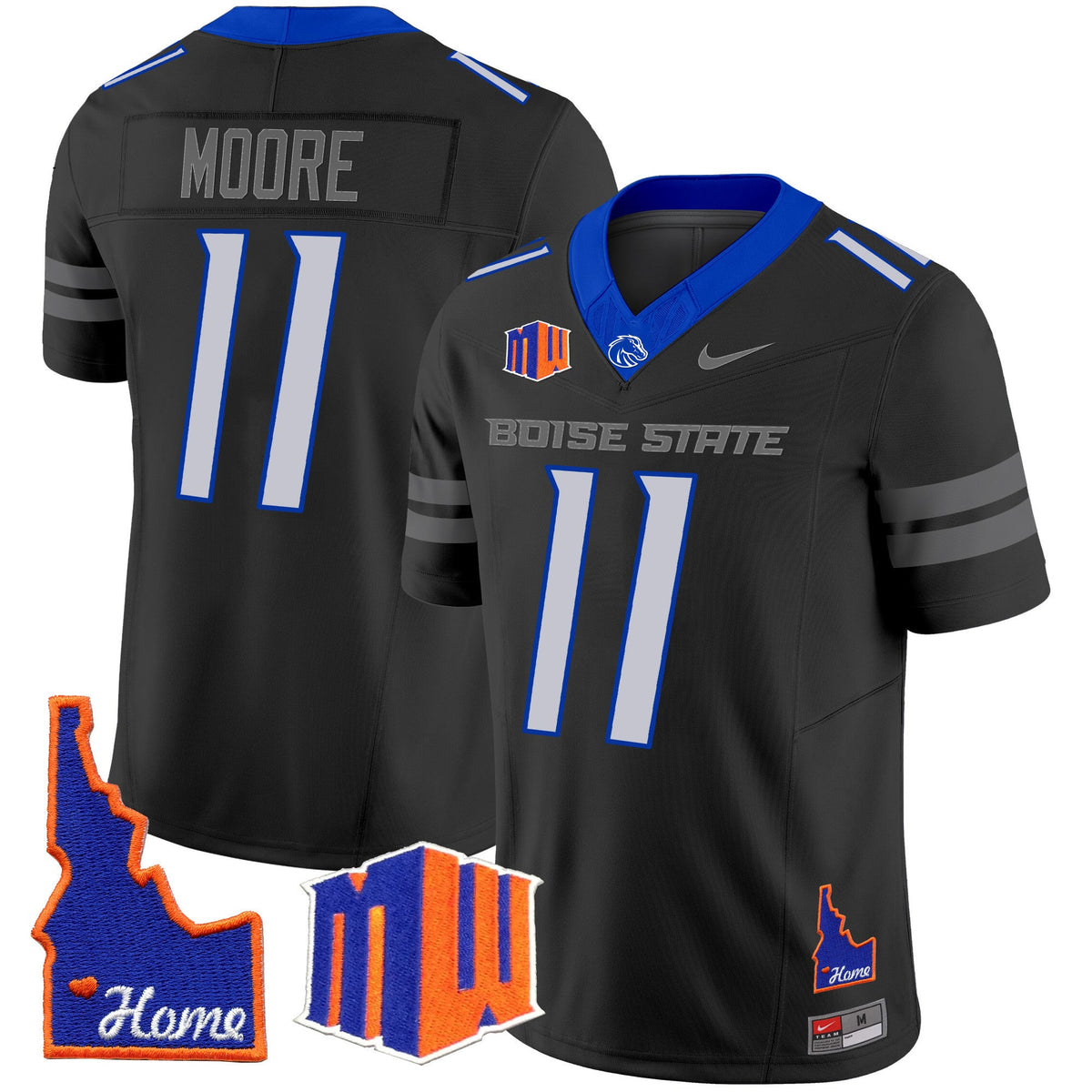 Men's Boise State Broncos 2024 Home Patch Vapor Limited Jersey - All Stitched - image 45