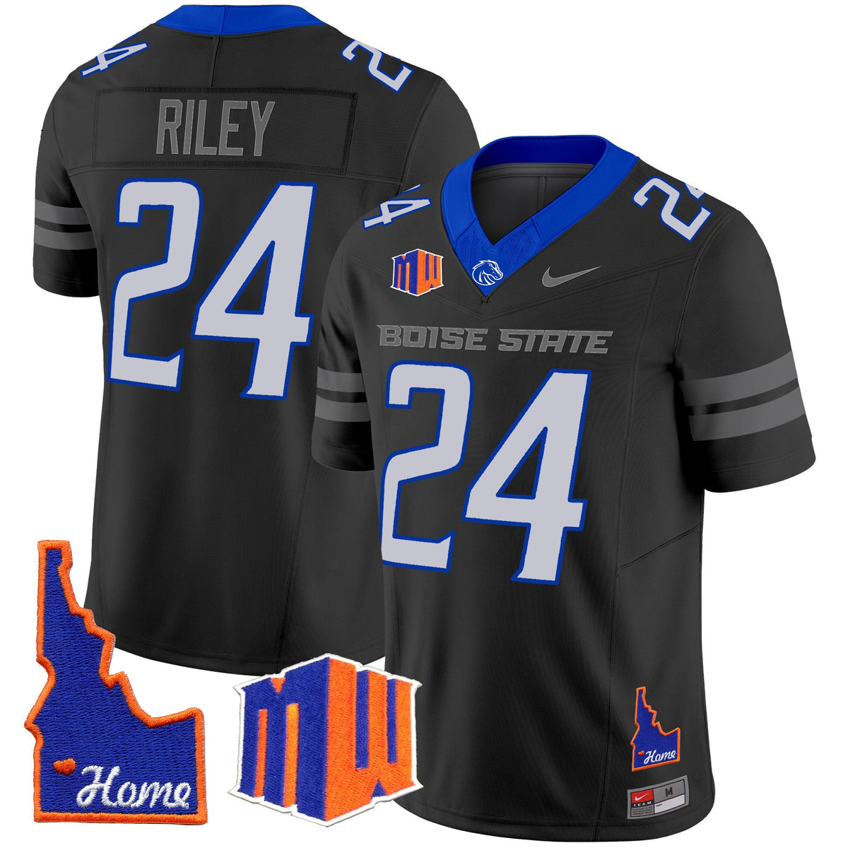 Men's Boise State Broncos 2024 Home Patch Vapor Limited Jersey - All Stitched - image 47