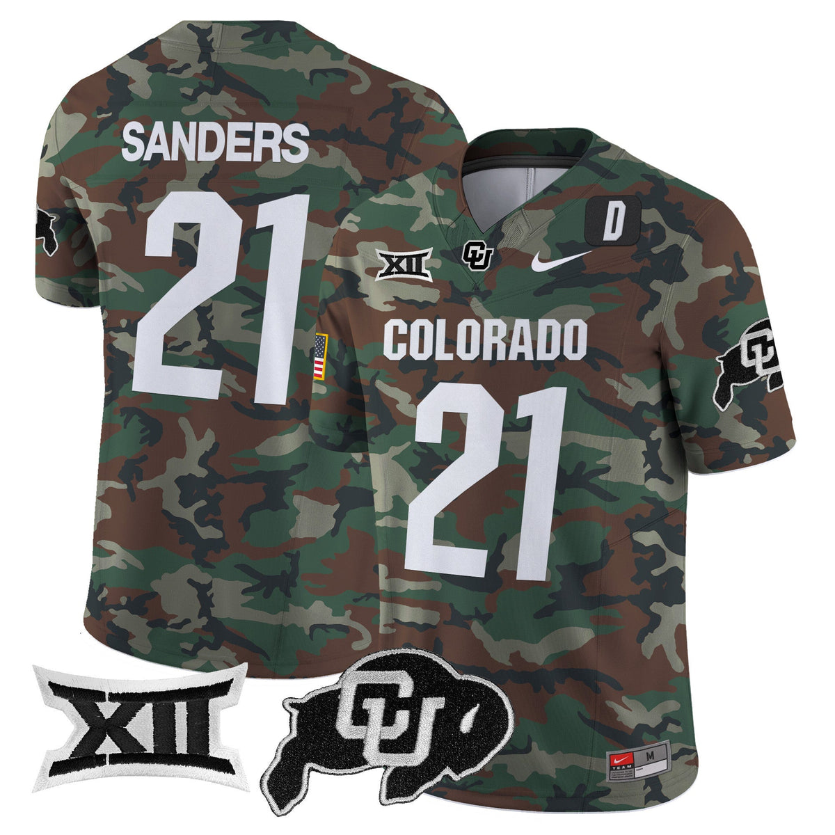 Colorado Buffaloes 2024 Military Vapor Limited Jersey - All Stitched - image 3
