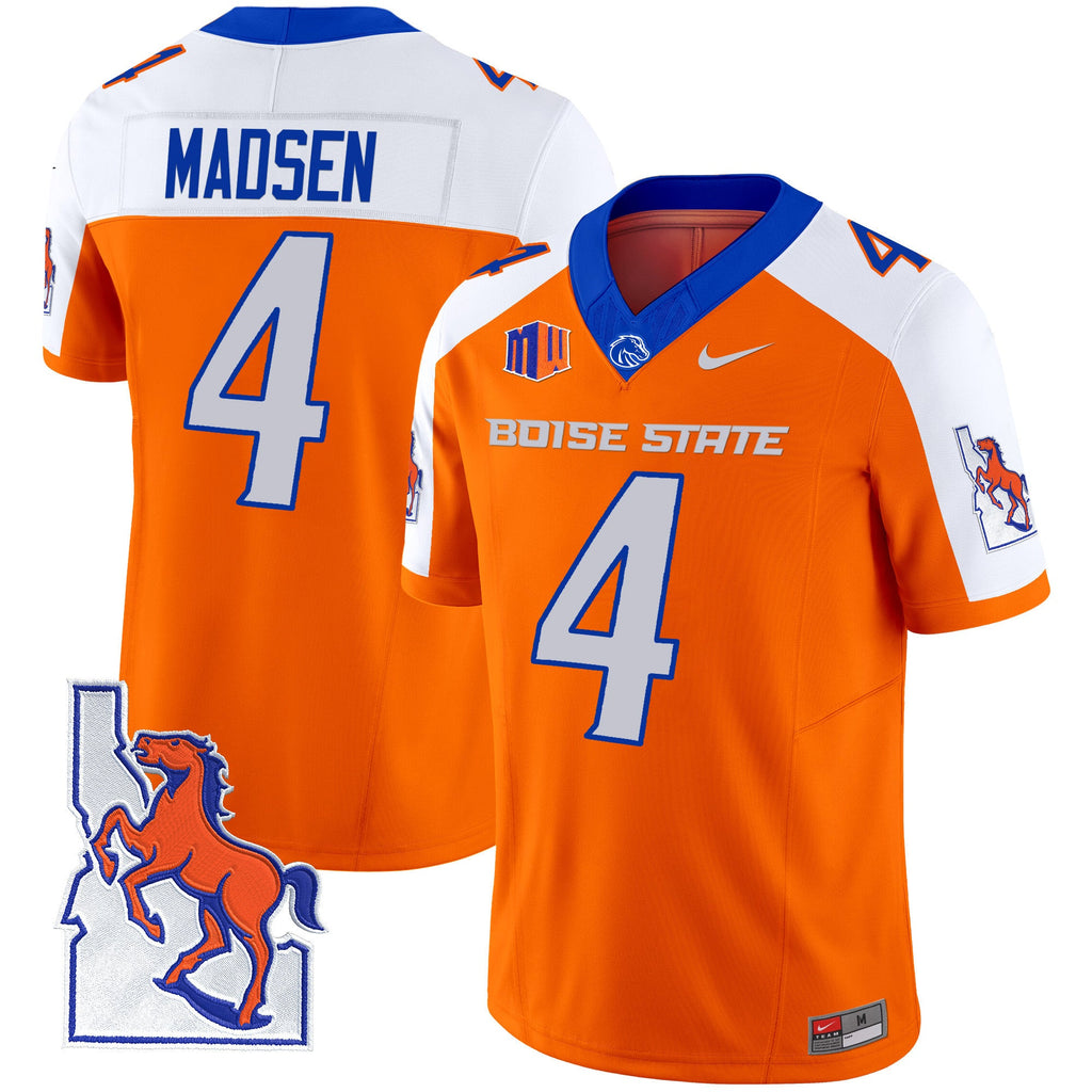 Men's Boise State Broncos 2024 Map Patch Vapor Limited Jersey - All Stitched - image 10