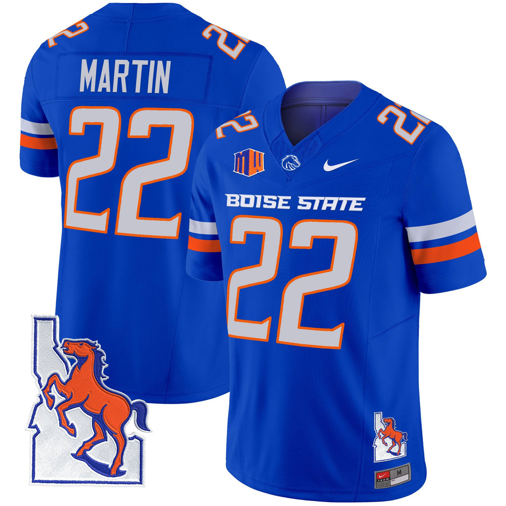 Men's Boise State Broncos 2024 Map Patch Vapor Limited Jersey - All Stitched - image 22