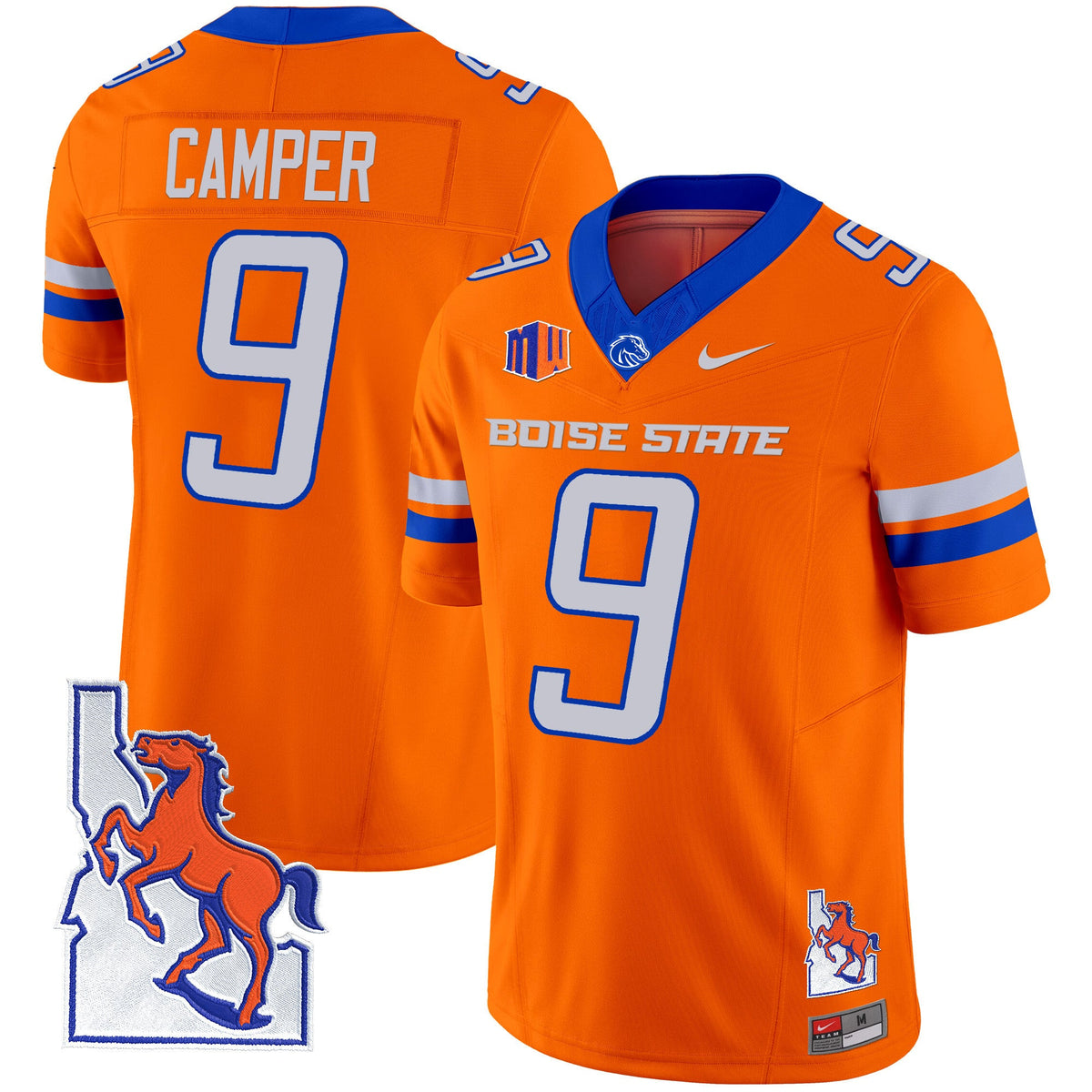 Men's Boise State Broncos 2024 Map Patch Vapor Limited Jersey - All Stitched - image 27