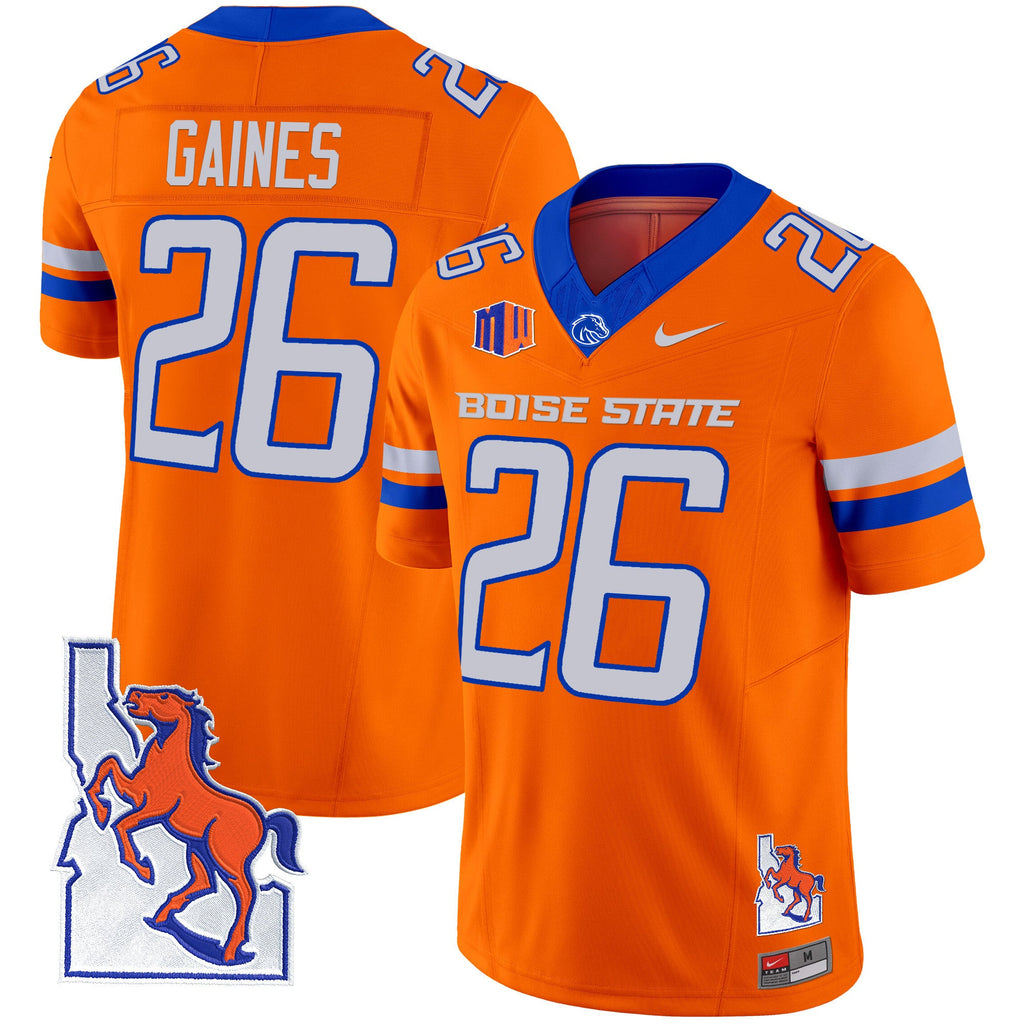 Men's Boise State Broncos 2024 Map Patch Vapor Limited Jersey - All Stitched - image 28