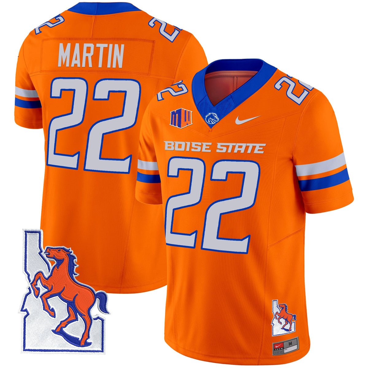 Men's Boise State Broncos 2024 Map Patch Vapor Limited Jersey - All Stitched - image 30