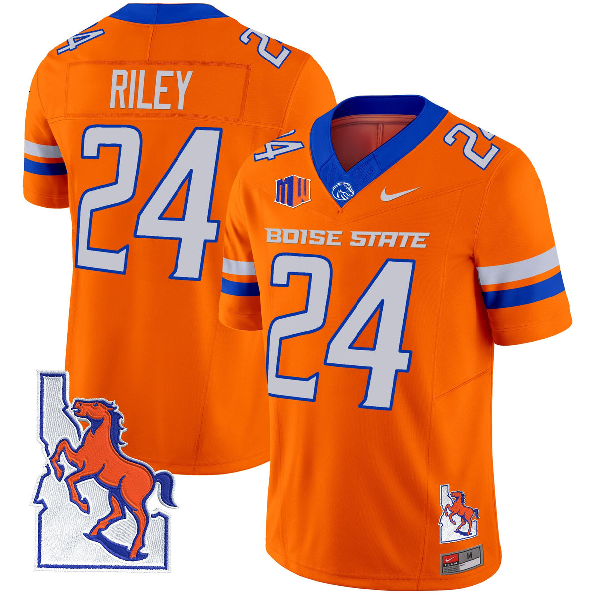 Men's Boise State Broncos 2024 Map Patch Vapor Limited Jersey - All Stitched - image 31