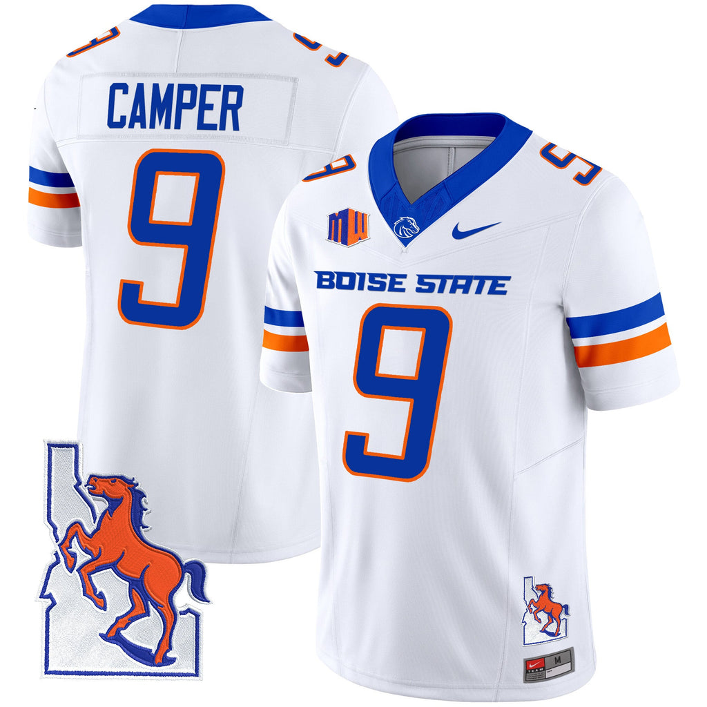 Men's Boise State Broncos 2024 Map Patch Vapor Limited Jersey - All Stitched - image 35