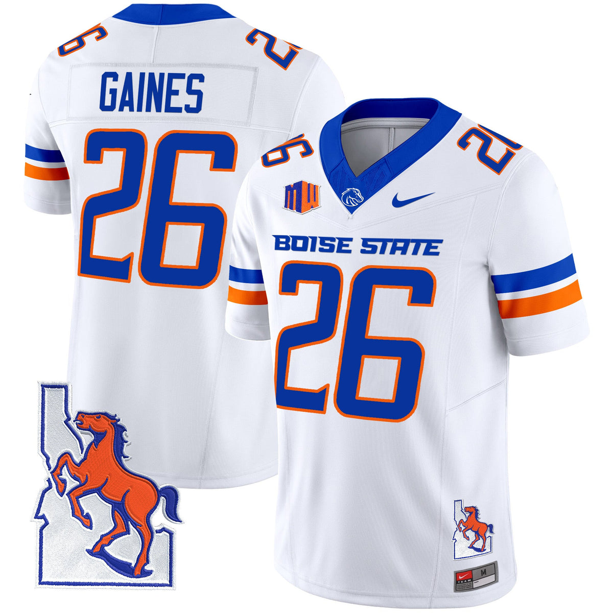 Men's Boise State Broncos 2024 Map Patch Vapor Limited Jersey - All Stitched - image 36