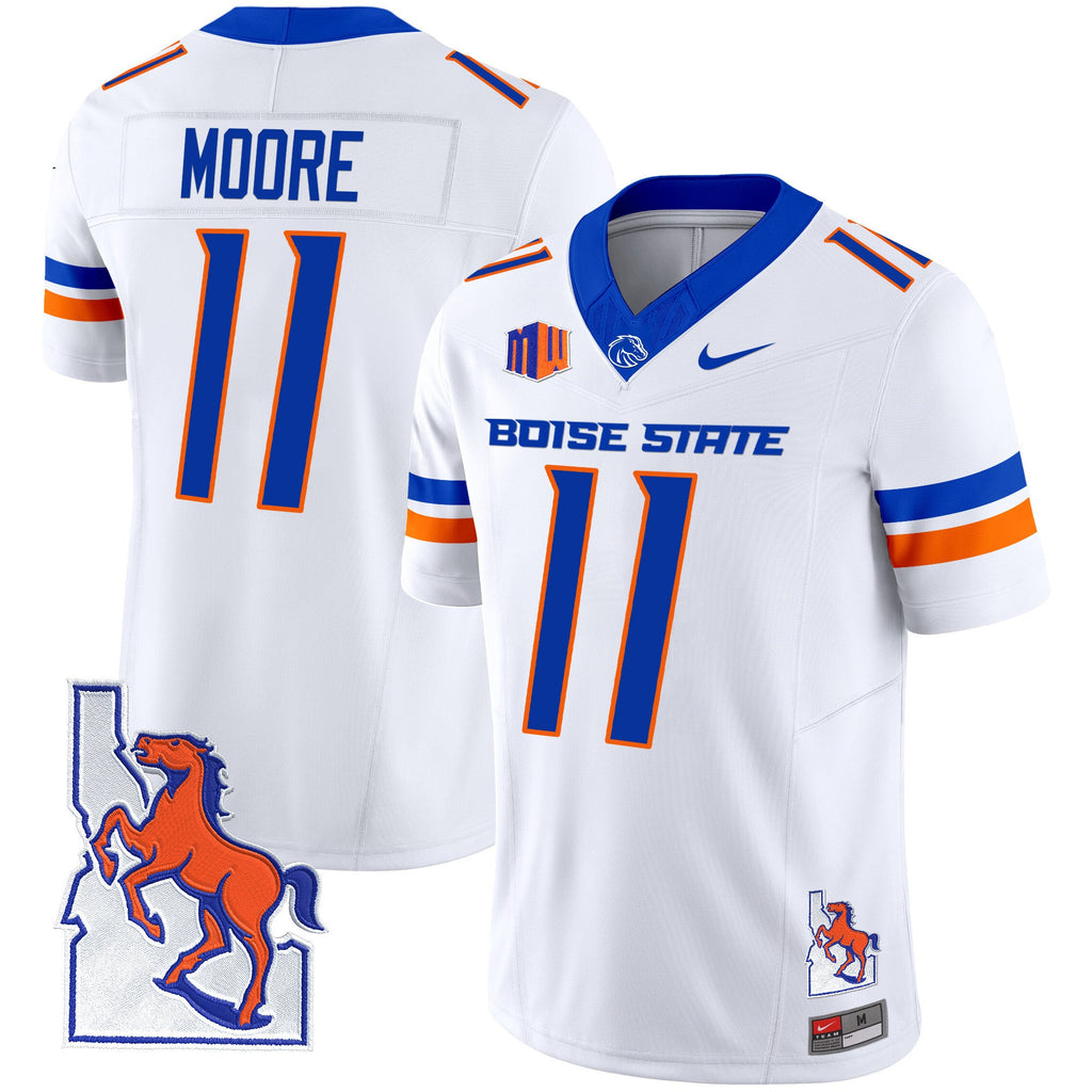 Men's Boise State Broncos 2024 Map Patch Vapor Limited Jersey - All Stitched - image 37