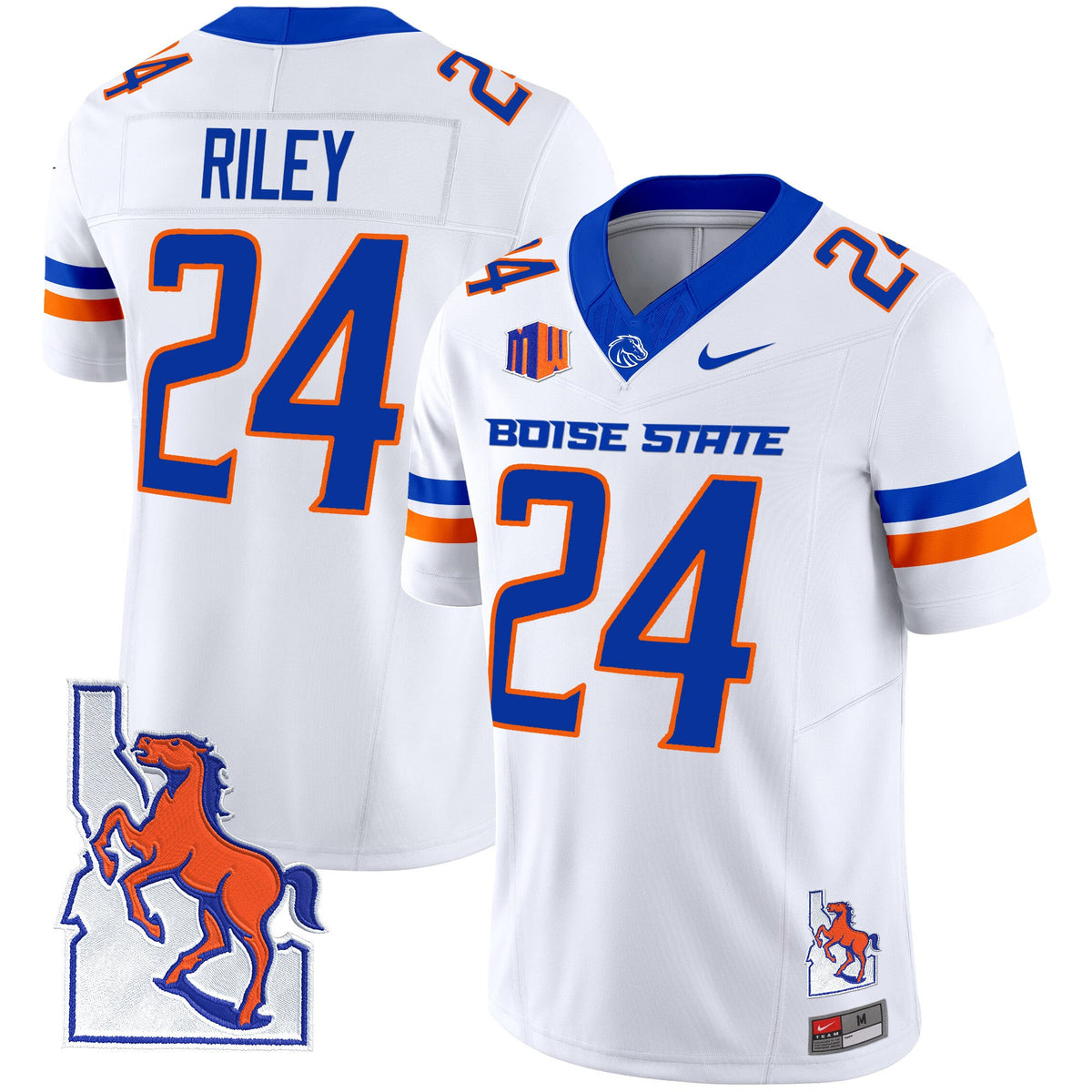 Men's Boise State Broncos 2024 Map Patch Vapor Limited Jersey - All Stitched - image 39