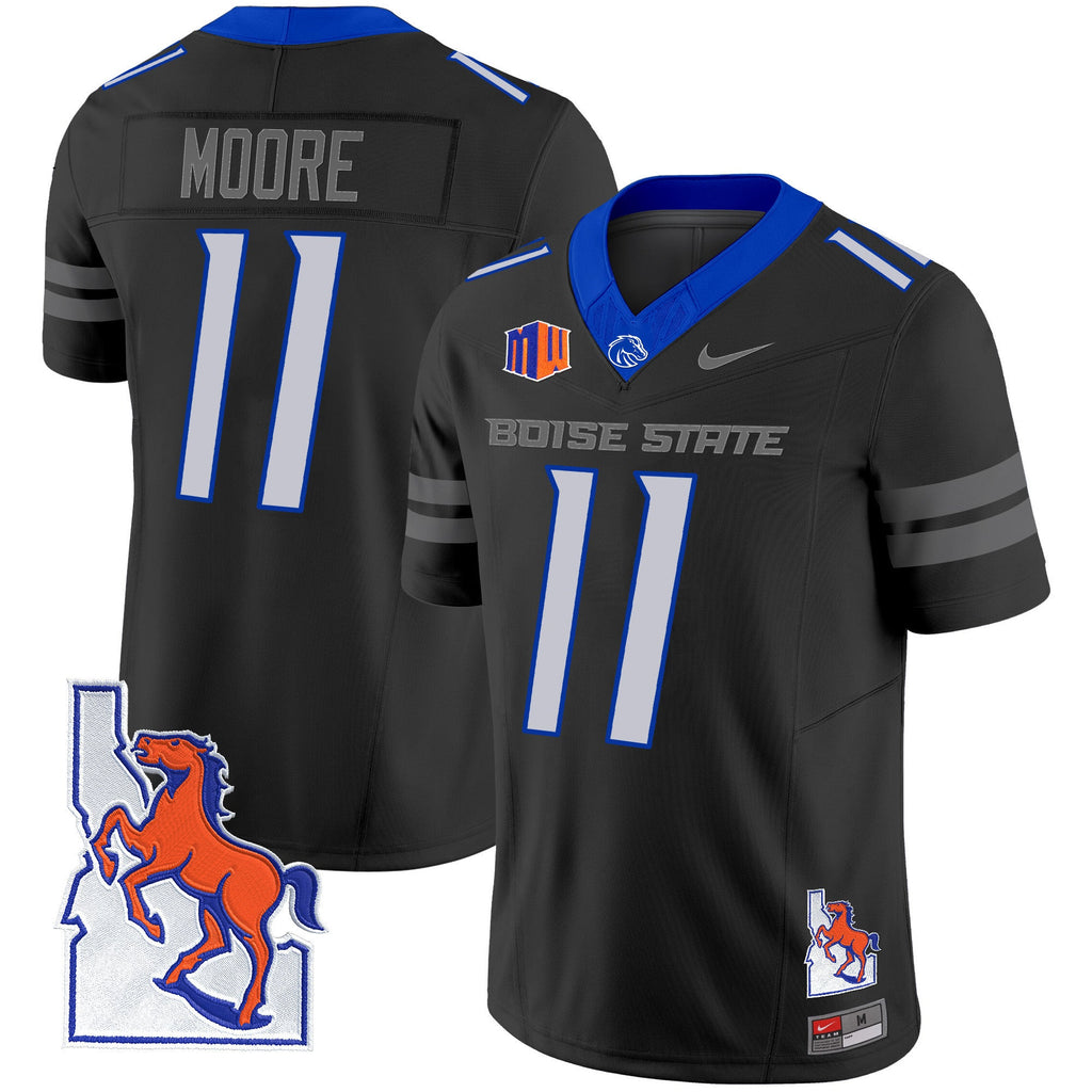 Men's Boise State Broncos 2024 Map Patch Vapor Limited Jersey - All Stitched - image 45