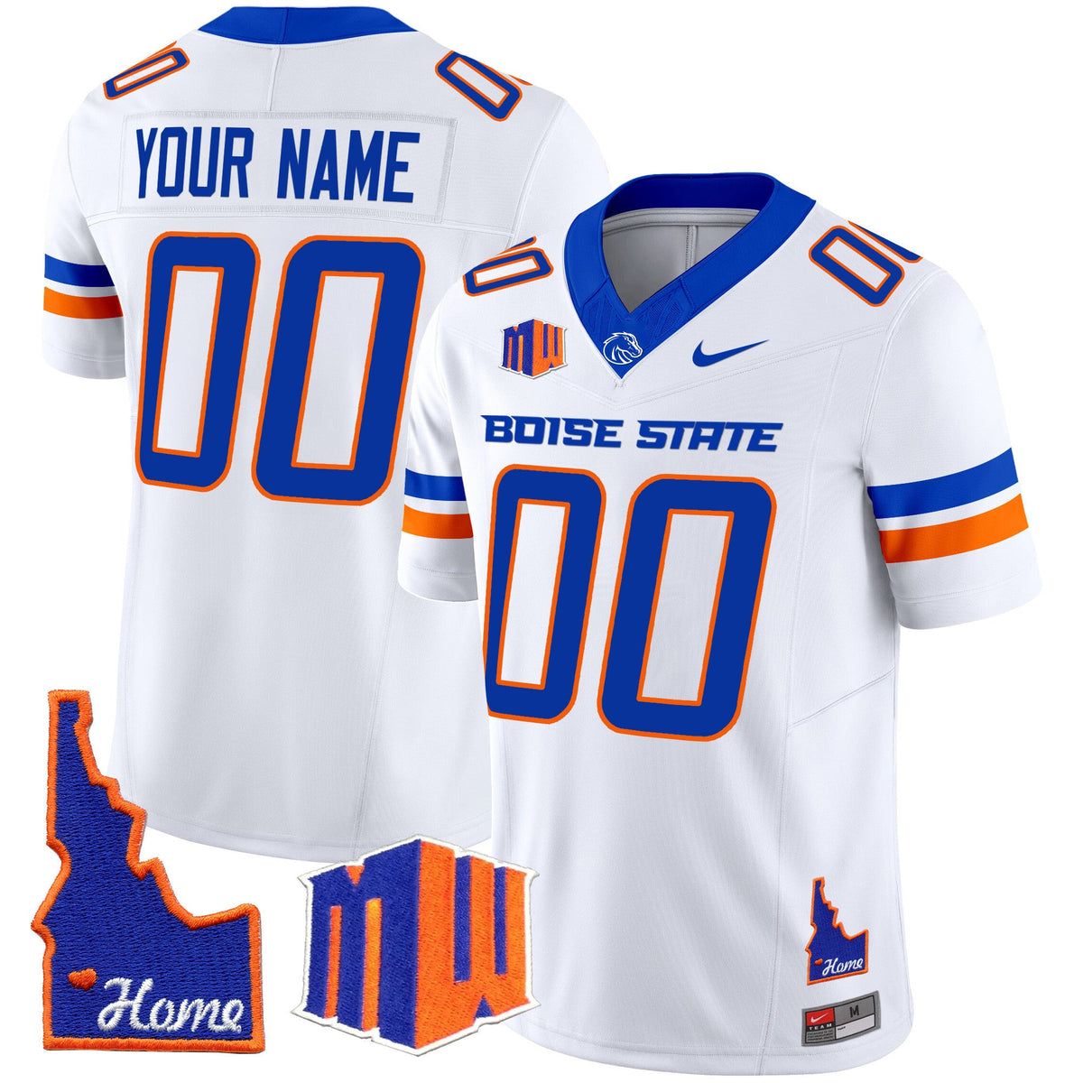 Boise State Broncos 2024 Home Patch Vapor Limited Custom Jersey - All Stitched - image 5