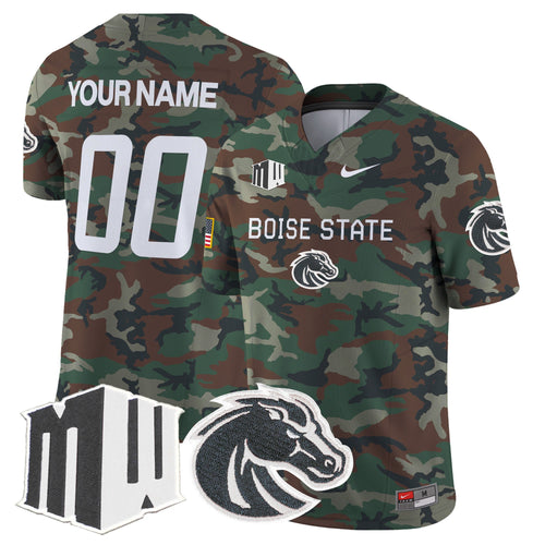 Boise State Broncos 2024 Military Vapor Limited Custom Jersey - All Stitched - image 1