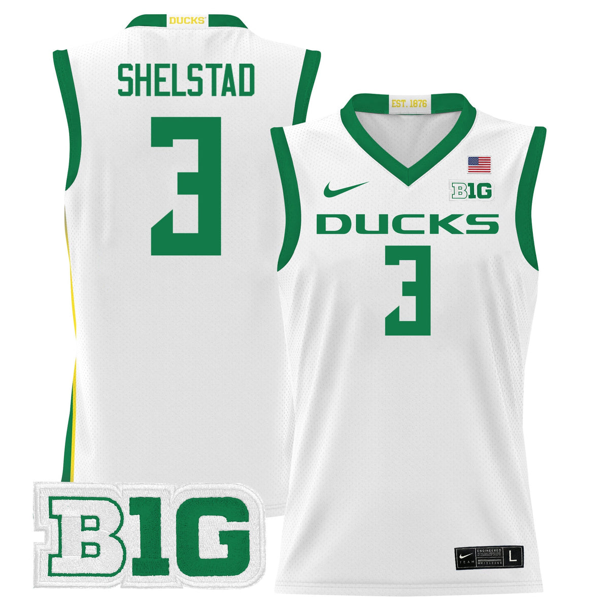 Men's Oregon Ducks 2024 Lightweight Basketball Jersey - All Stitched - image 18