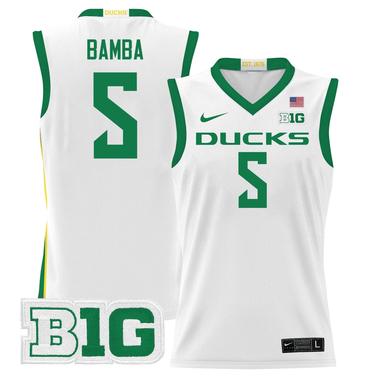 Men's Oregon Ducks 2024 Lightweight Basketball Jersey - All Stitched - image 19