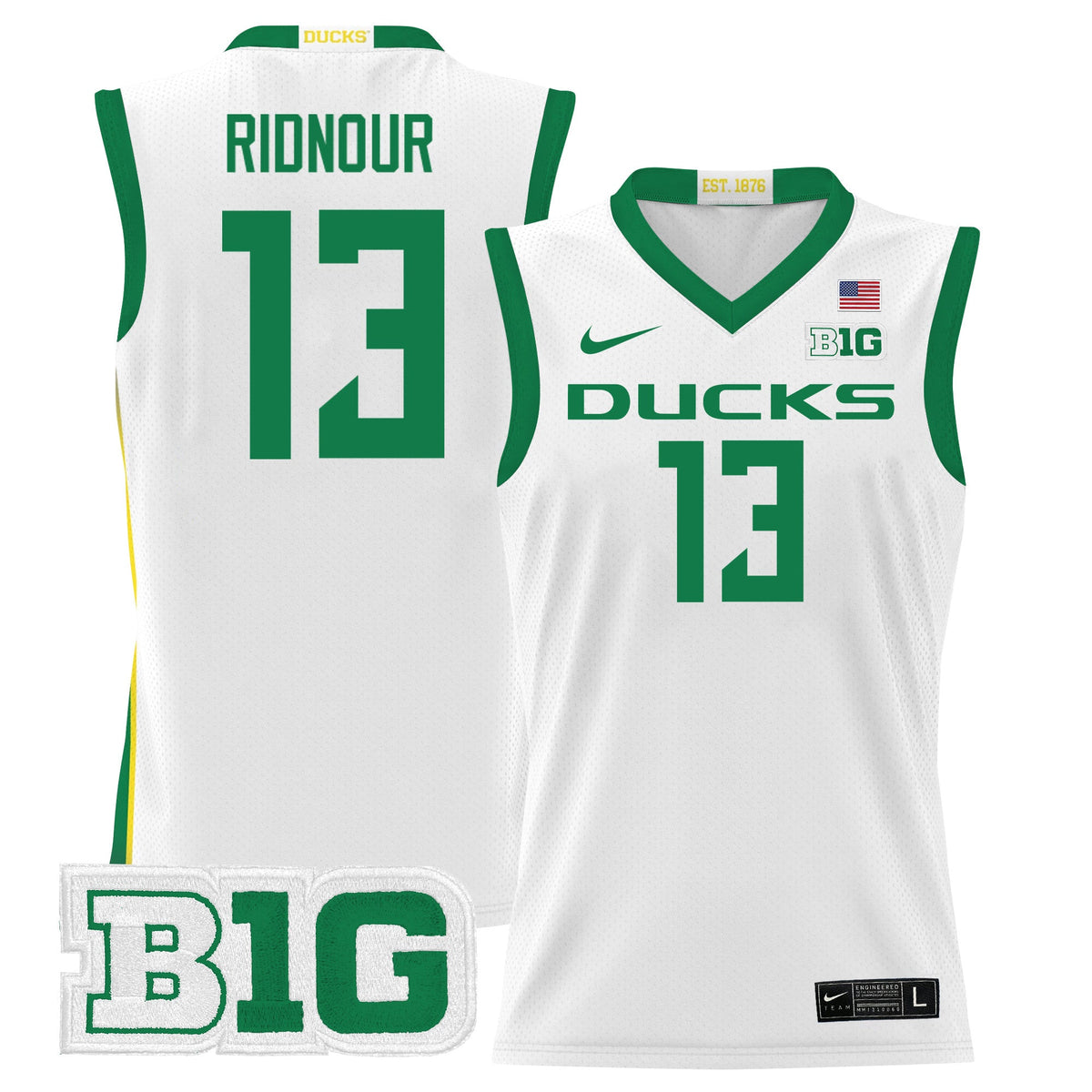 Men's Oregon Ducks 2024 Lightweight Basketball Jersey - All Stitched - image 21