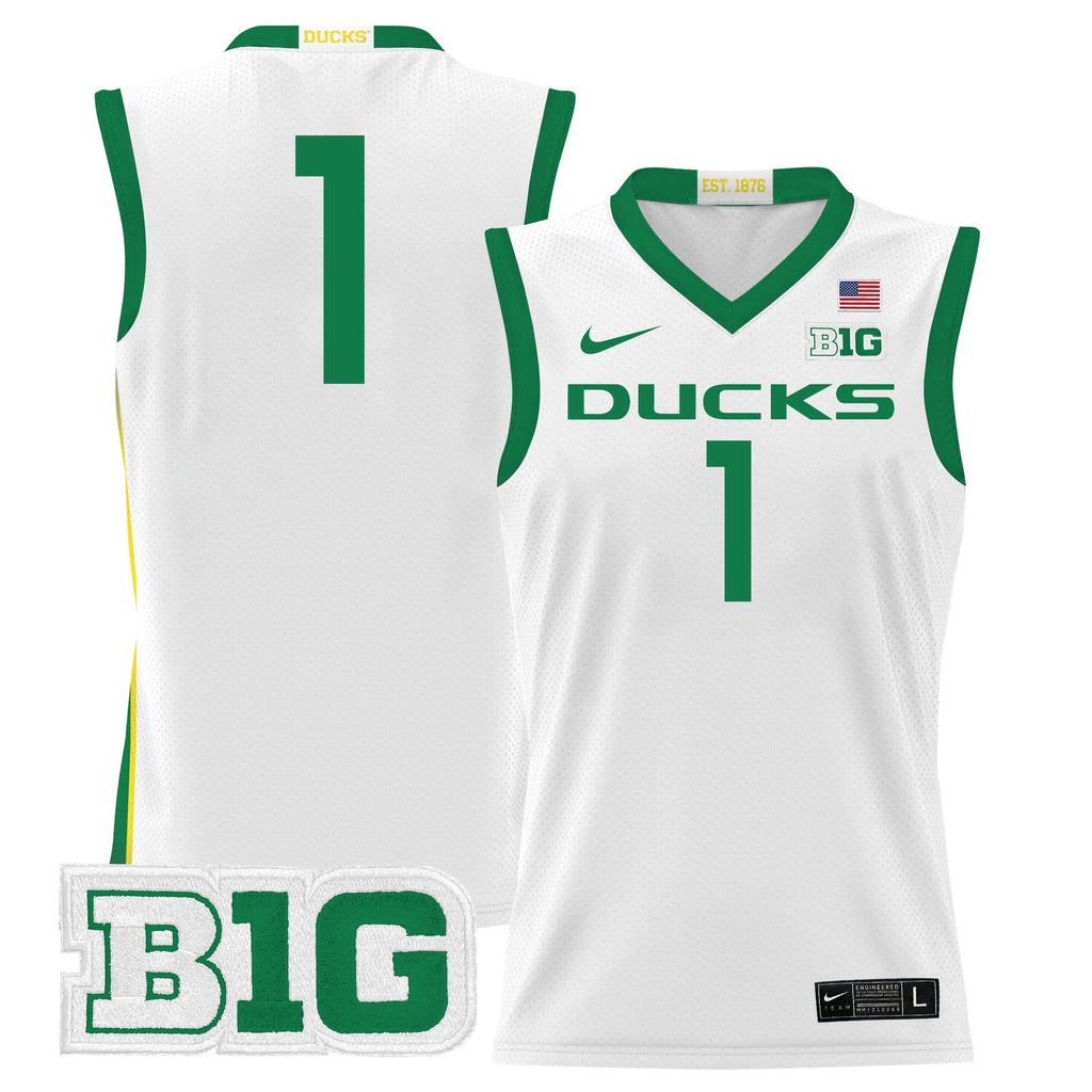 Men's Oregon Ducks 2024 Lightweight Basketball Jersey - All Stitched - image 24