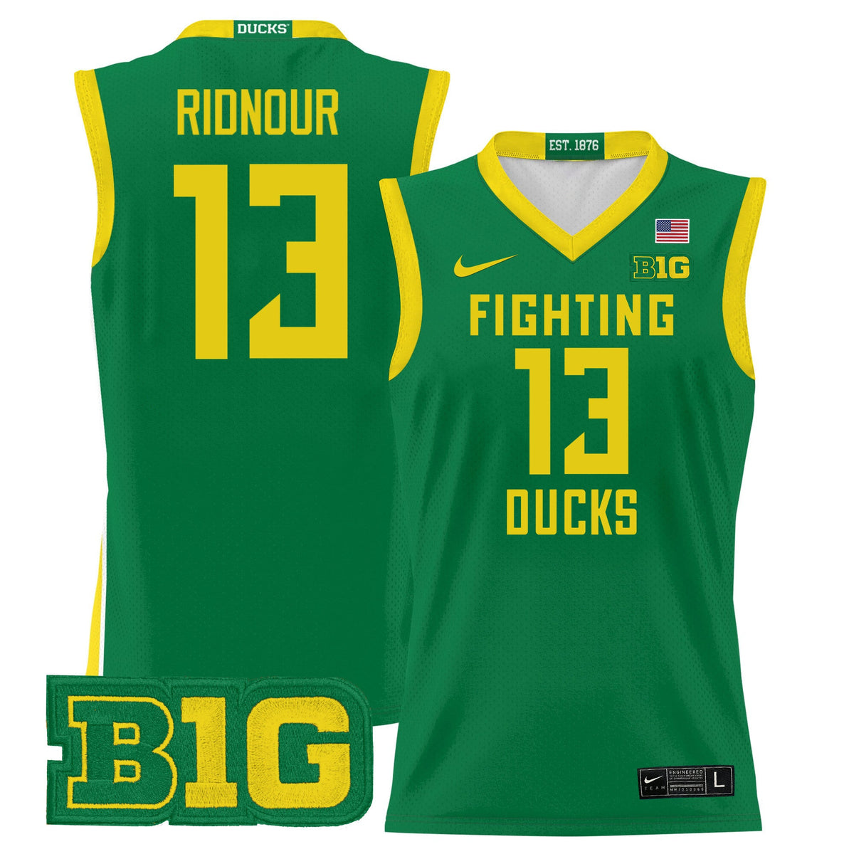 Men's Oregon Ducks 2024 Lightweight Basketball Jersey - All Stitched - image 29