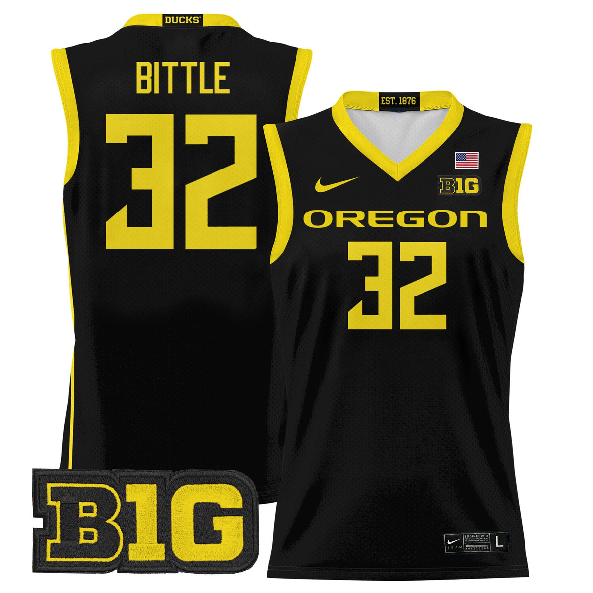 Men's Oregon Ducks 2024 Lightweight Basketball Jersey - All Stitched - image 33
