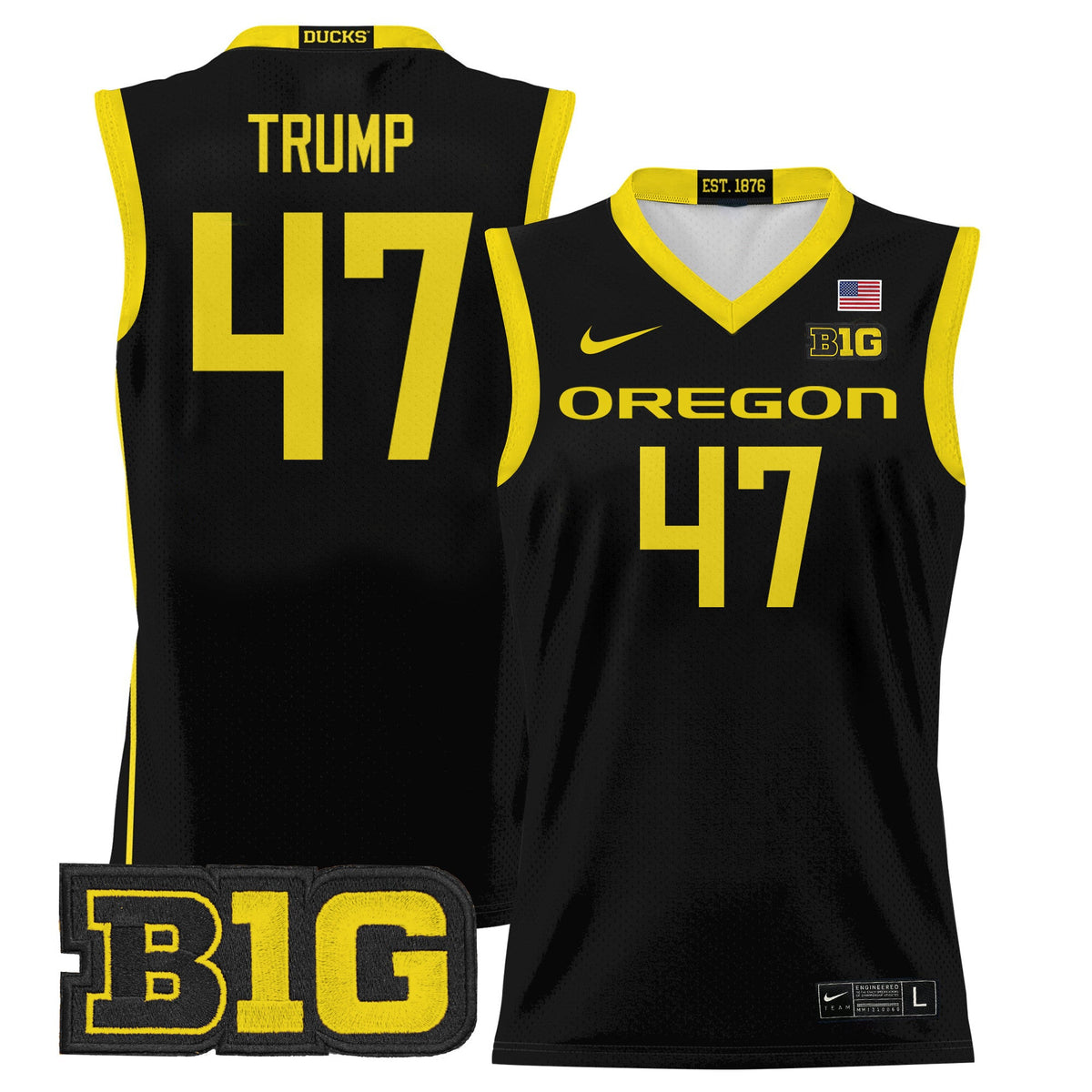 Men's Oregon Ducks 2024 Lightweight Basketball Jersey - All Stitched - image 39