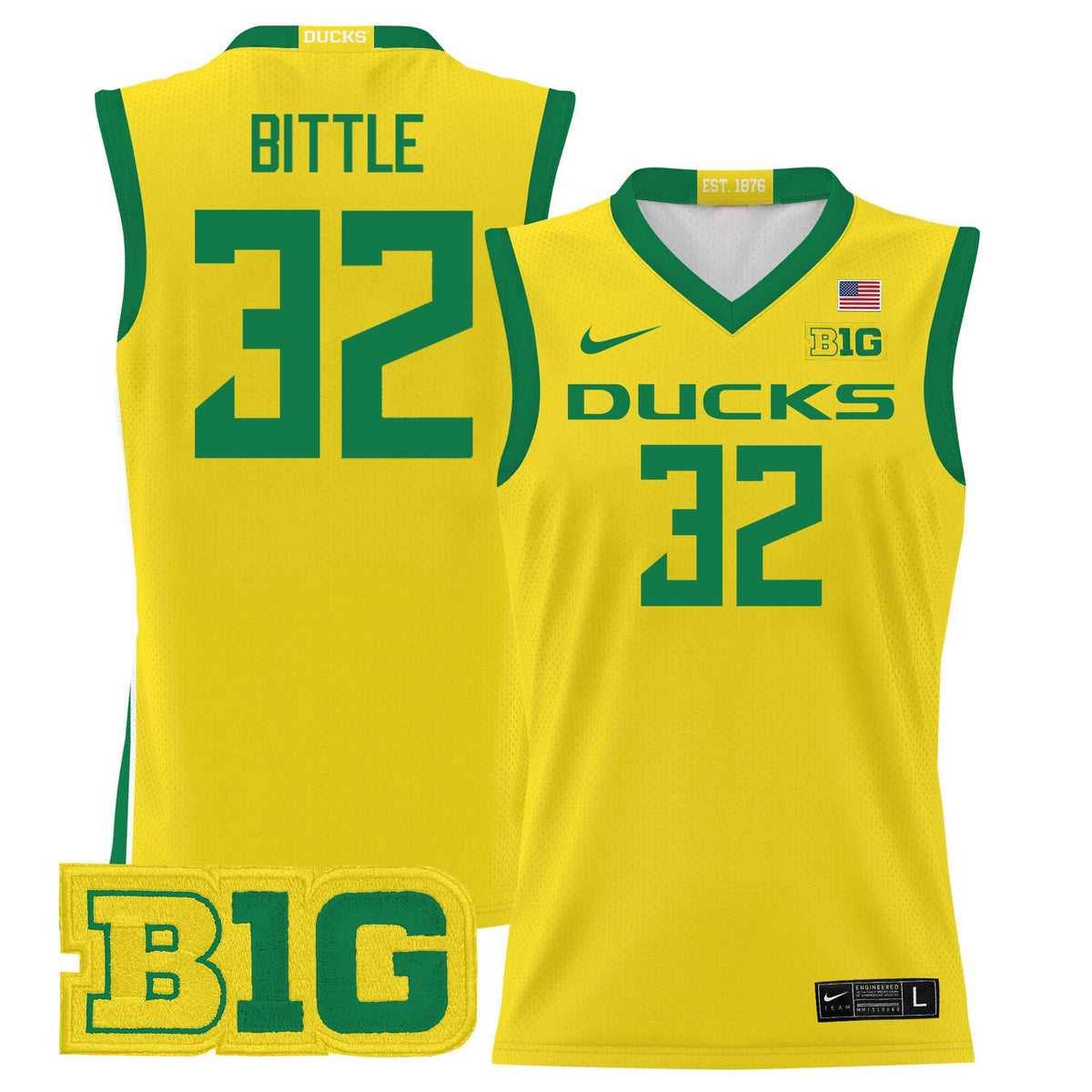 Men's Oregon Ducks 2024 Lightweight Basketball Jersey - All Stitched - image 41