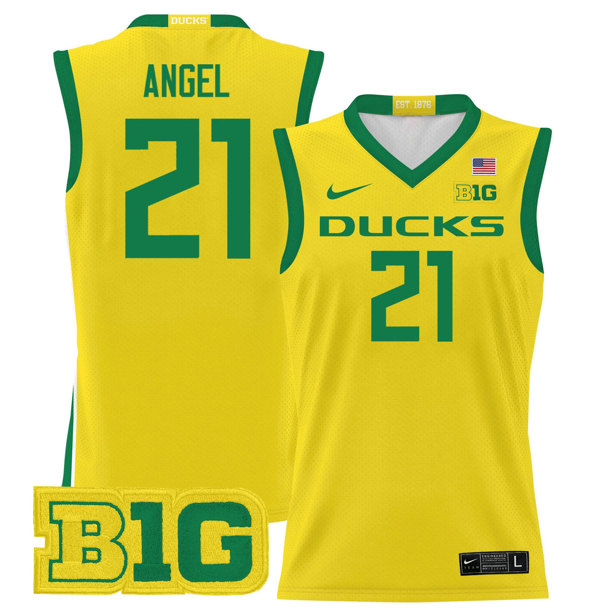Men's Oregon Ducks 2024 Lightweight Basketball Jersey - All Stitched - image 44