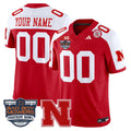 Nebraska Cornhuskers 2025 Pinstripe Bowl Patch Vapor Limited Custom Jersey - All Stitched - image 1
