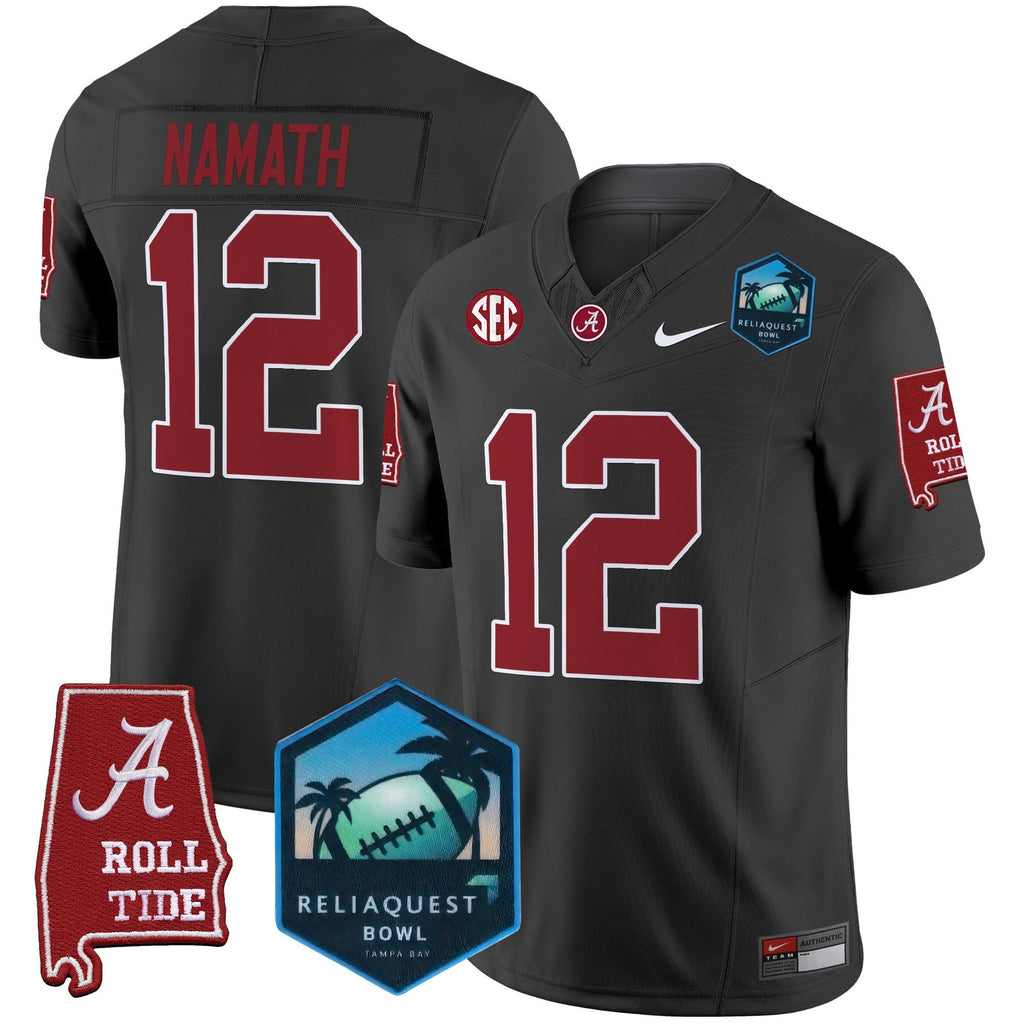 Men's Alabama Crimson Tide 2025 ReliaQuest Bowl Patch Vapor Limited Jersey - All Stitched - image 41