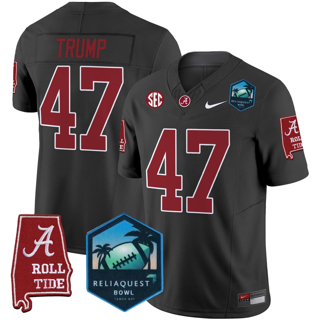 Men's Alabama Crimson Tide 2025 ReliaQuest Bowl Patch Vapor Limited Jersey - All Stitched - image 44