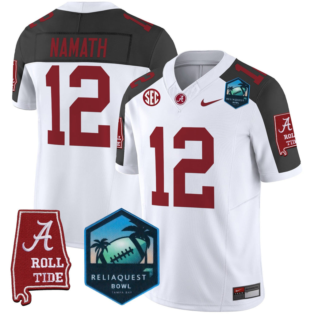 Men's Alabama Crimson Tide 2025 ReliaQuest Bowl Patch Vapor Limited Jersey - All Stitched - image 50