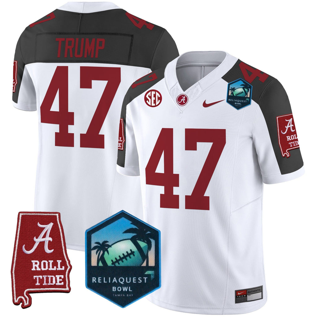 Men's Alabama Crimson Tide 2025 ReliaQuest Bowl Patch Vapor Limited Jersey - All Stitched - image 53