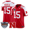 Men's Nebraska Cornhuskers 2025 Pinstripe Bowl Patch Vapor Limited Jersey - All Stitched - image 1