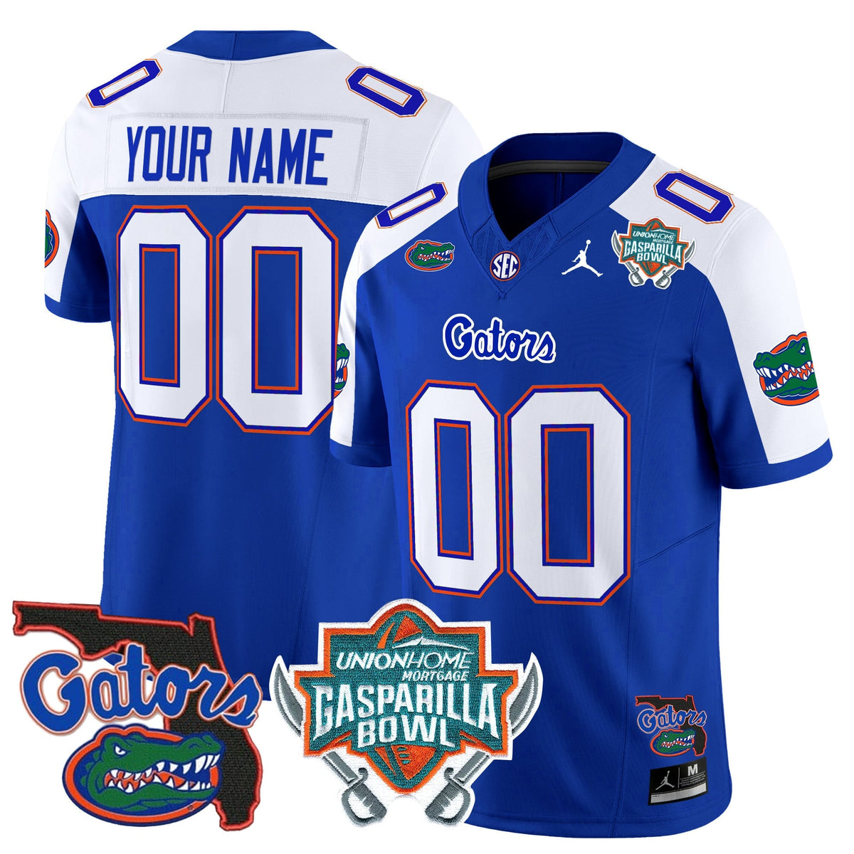 Florida Gators 2025 Gasparilla Bowl Patch Vapor Limited Custom Jersey - All Stitched - image 2